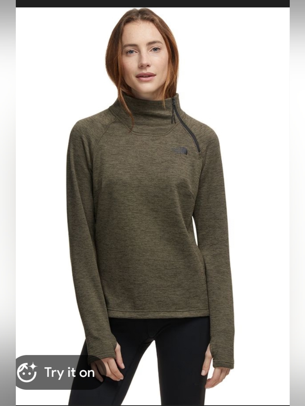 EUC THE NORTH FACE Women's Canyonlands 1/4 Zip Sweatshirt XL